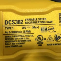 AS-IS Dewalt DCK449E1P1 20V MAX XR Brushless Lithium-Ion 4-Tool Combo Kit with (1) 1.7 Ah and (1) 5 Ah Battery