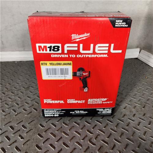 Houston location- AS-IS Milwaukee M18 FUEL Brushless Cordless Hammer Drill/Driver- - Tool Only
