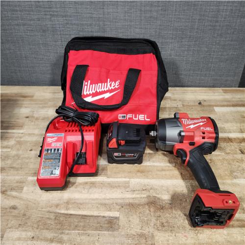 HOUSTON LOCATION - AS - IS Milwaukee FUEL 18V Lithium-Ion Brushless Cordless 1/2 in. Impact Wrench w/Friction Ring Kit
