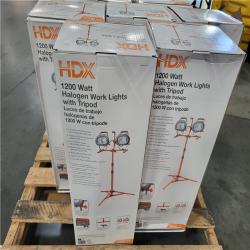 CALIFORNIA AS-IS 10 HALOGEN WORK LIGHTS WITH TRIPOD