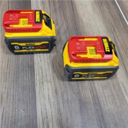 LIKE NEW! DEWALT FLEXVOLT 20-Volt/60-Volt MAX Lithium-Ion 6.0Ah Battery Pack (2-Pack)