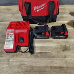 HOUSTON LOCATION - AS-IS Milwaukee M18 18V Cordless Brushed 2 Tool Drill/Driver and Impact Driver Kit