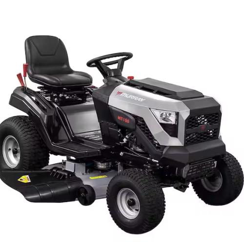 DALLAS LOCATION -Murray MT100 42 in. 13.5 HP 500cc E1350 Series Briggs and Stratton Engine 6-Speed Manual Gas Riding Lawn Tractor Mower