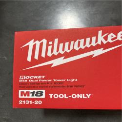 California NEW/Sealed Box Milwaukee Rocket M18 Dual Power Tower Light (Tool Only)