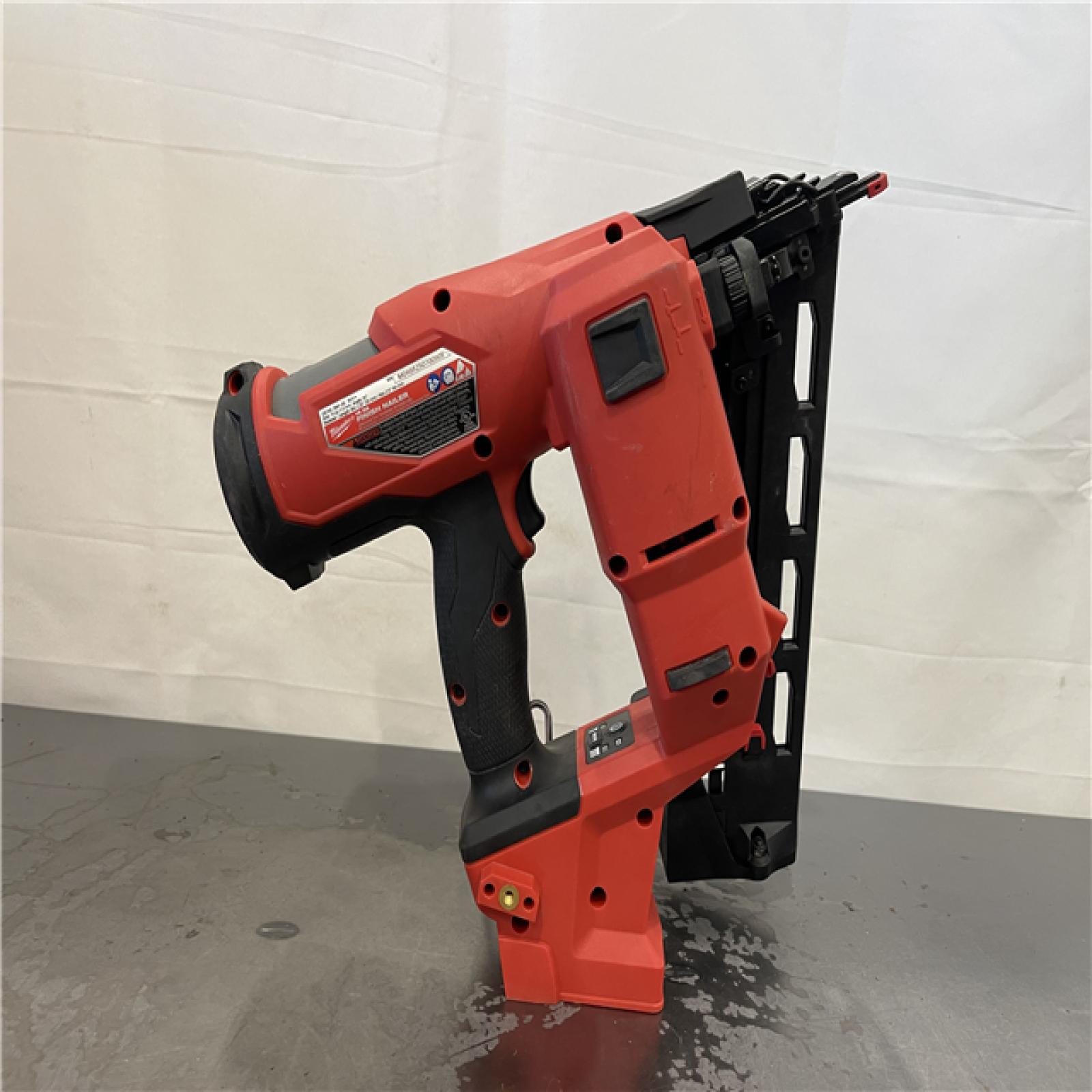 AS-IS- Milwaukee 18V Cordless Gen II 16 Gauge Angled Finish Nailer (Tool Only)
