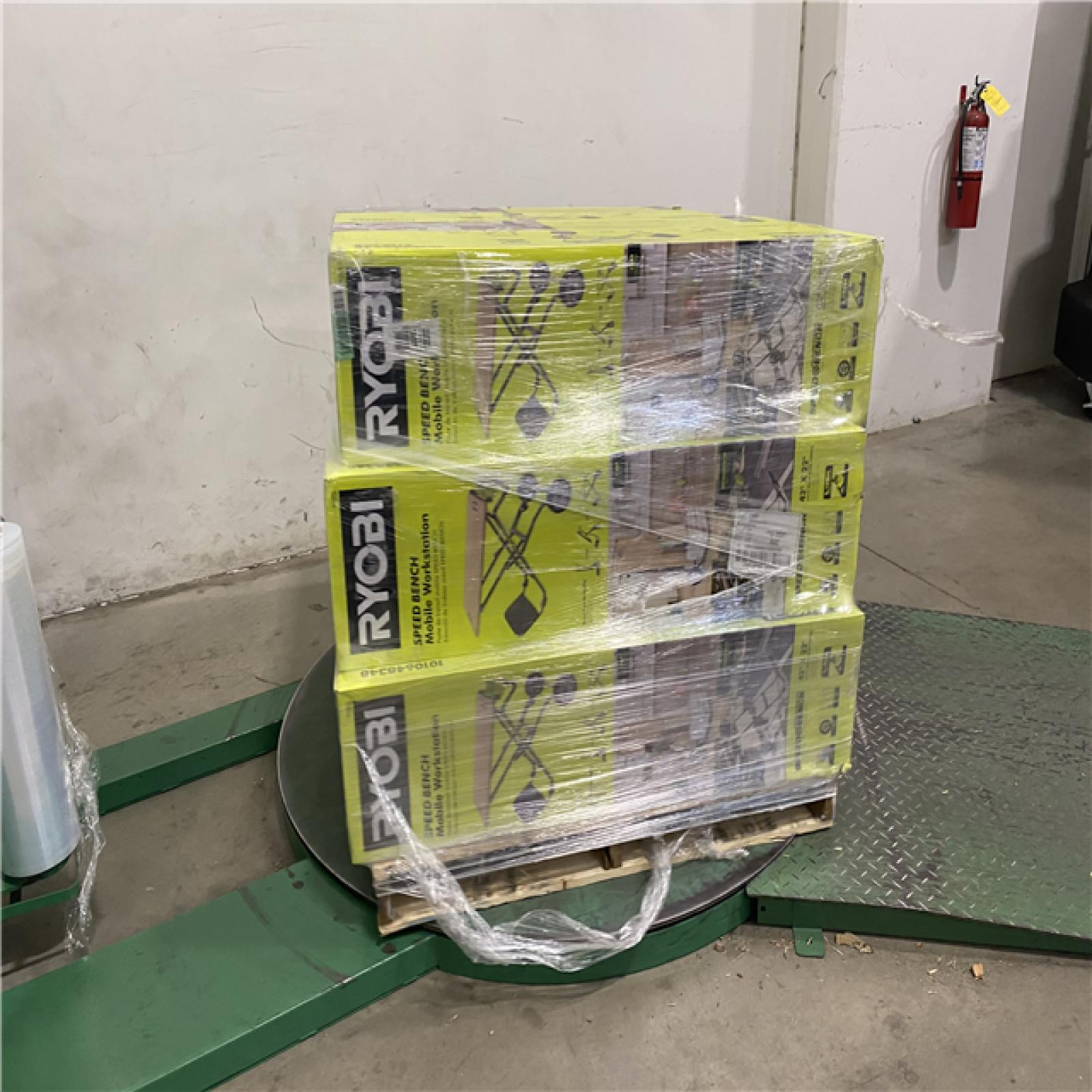 DALL AS LOCATION - NEW! RYOBI SPEED BENCH Mobile Workstation PALLET -(6 UNITS)