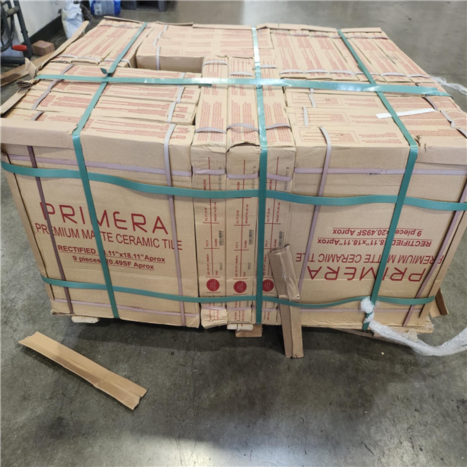 Phoenix NEW Matte Calcutta 18 in. x 18 in. Glazed Ceramic Floor and Wall Tile (491 sq. ft. (24 Case)