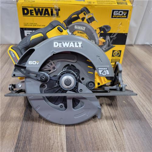 AS-IS DeWALT Flexvolt Max 7-1/4  60V Brushless Circular Saw DCS578B