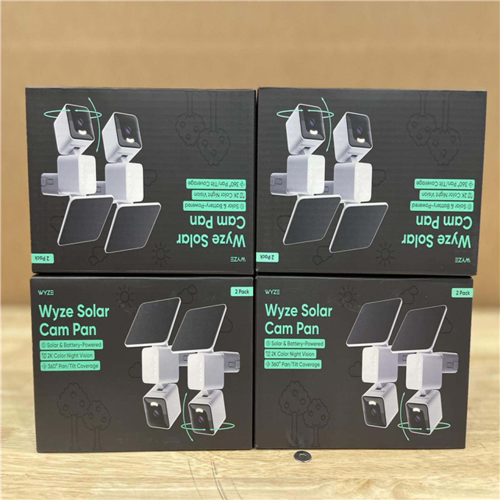 NEW! - Wyze Solar Cam Pan Security Camera (8 UNITS)