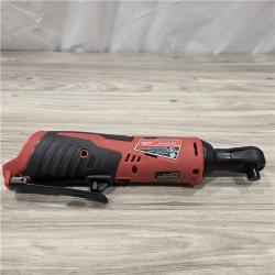 AS-IS MILWAUKEE 2457-20 .38 in. M12 Cordless Ratchet (Tool-Only)