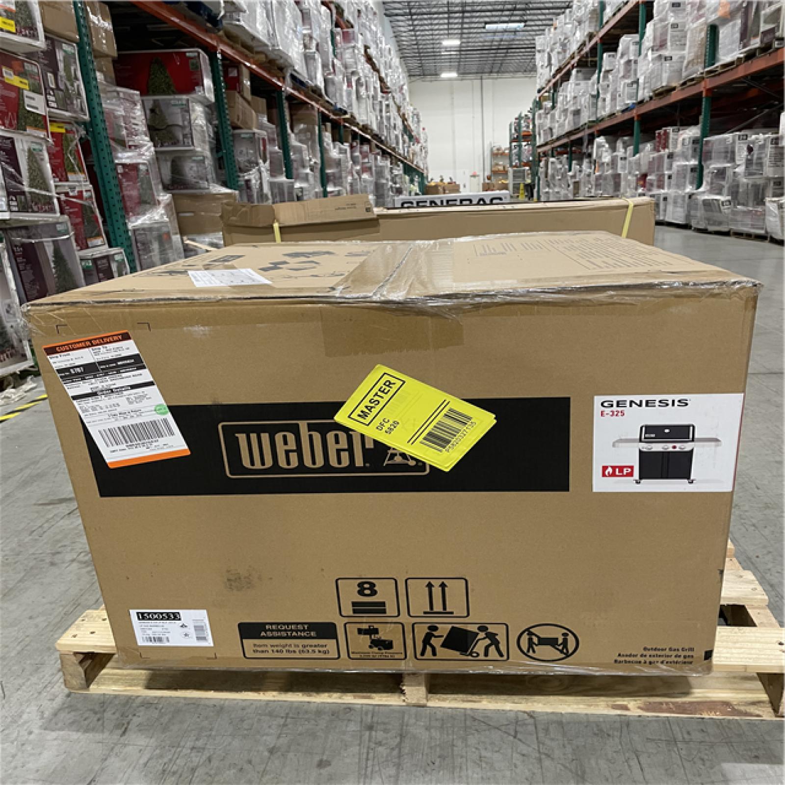 DALLAS LOCATION-NEW! WEBER Genesis E-325 3-Burner Liquid Propane Gas Grill