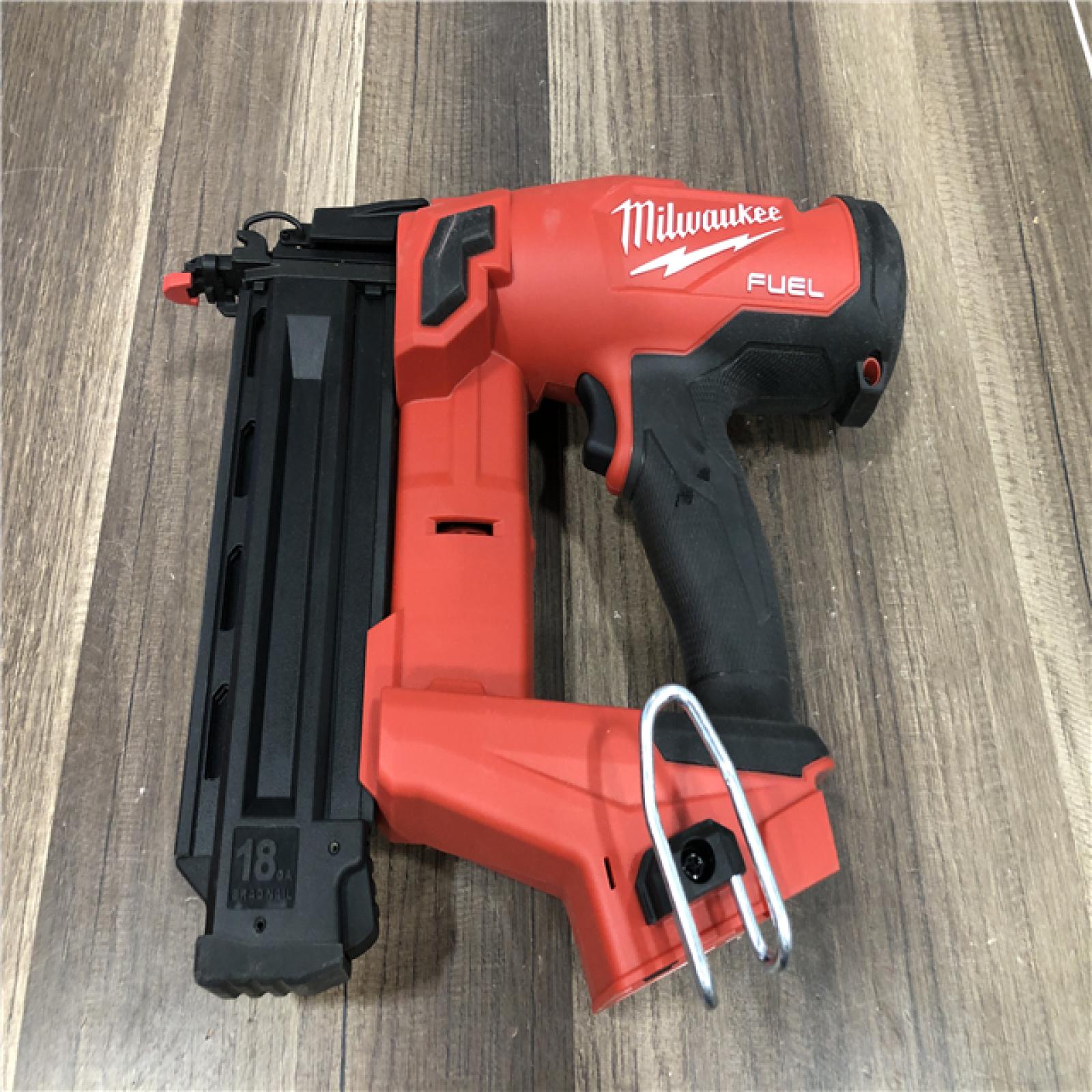 AS-IS Milwaukee FUEL 18-Volt Lithium-Ion Brushless Cordless Gen II 18-Gauge Brad Nailer (Tool-Only)