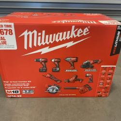 NEW - Milwaukee 18-Volt Lithium-Ion Cordless (9-Tool) Combo Kit