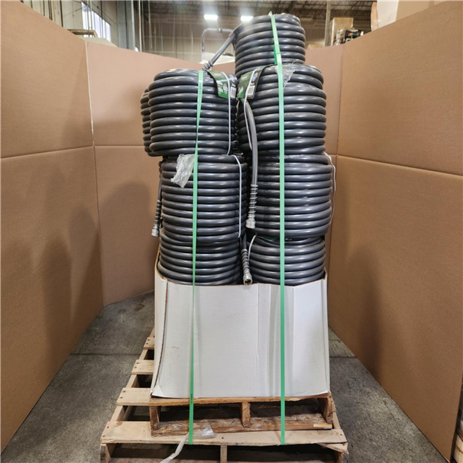 Phoenix AS-IS Flexon 5/8 in. Dia x 150 ft. Supreme Duty Water Hose - 400 PSI Burst - Gray Pallet (25-Hoses)