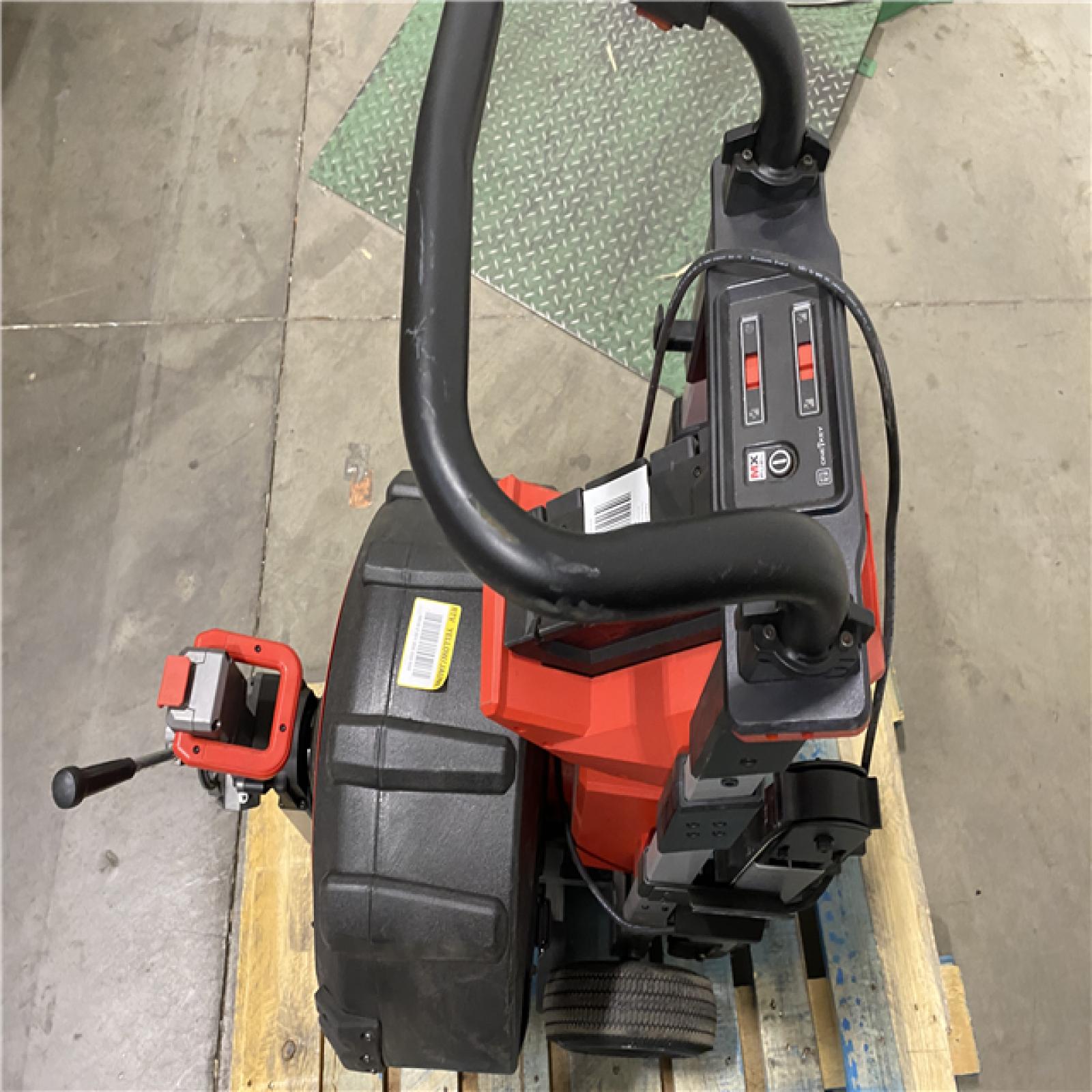 Dallas Location - As-Is Milwaukee MX FUEL Lithium-Ion Cordless POWERTREDZ Sewer Drum Machine with Battery