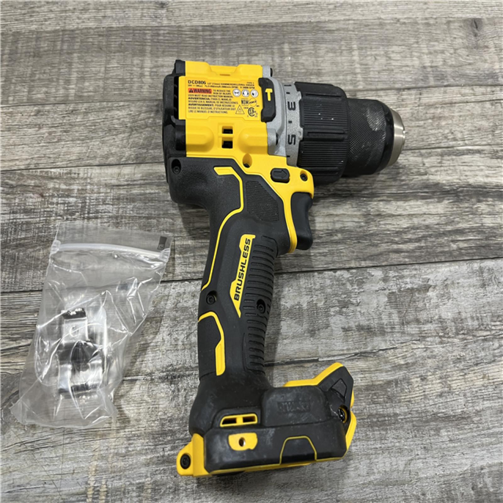 AS-IS DEWALT 20V XR Brushless Cordless 1/2 in. Hammer Drill (Tool-Only)