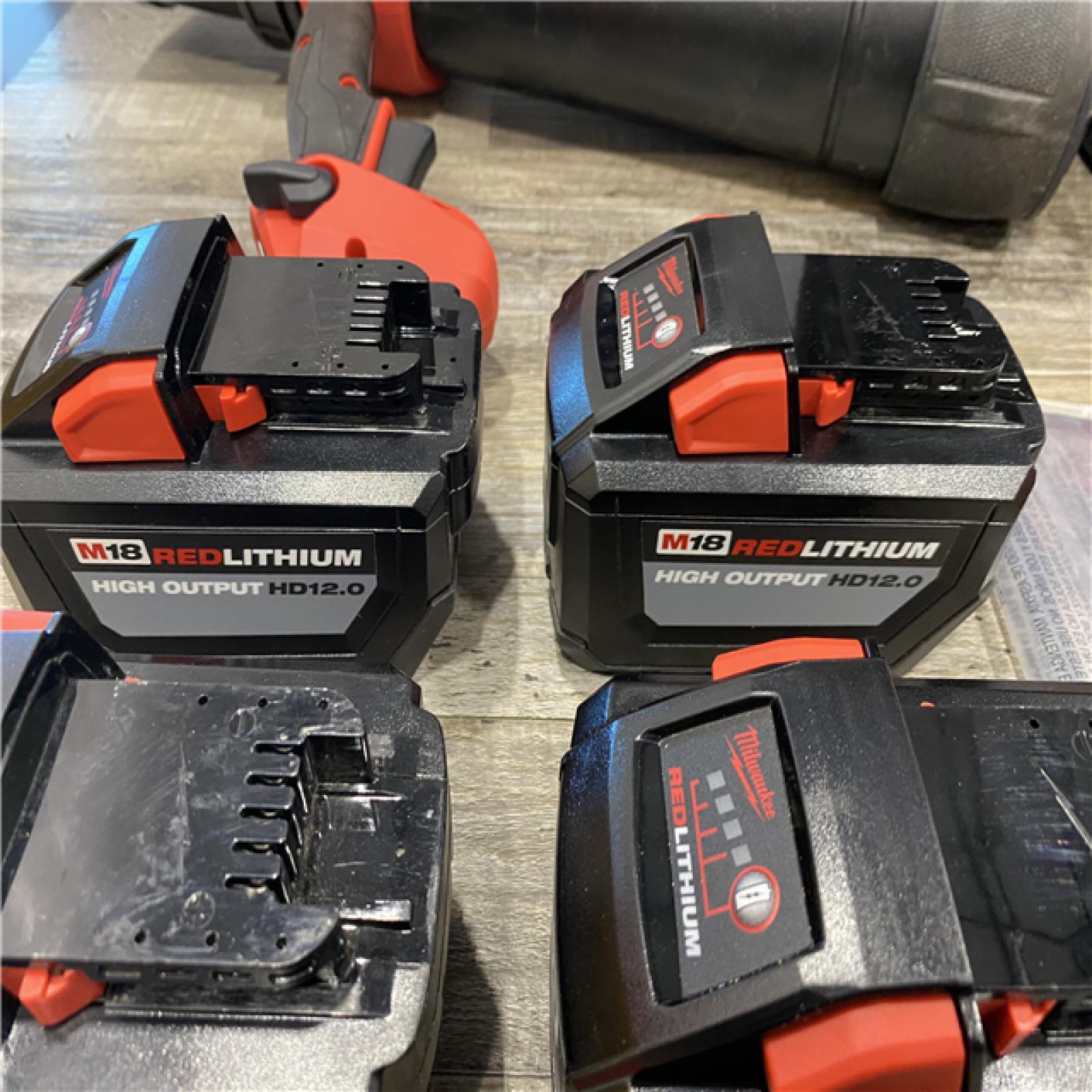 AS-IS Milwaukee FUEL 155 MPH 650 CFM 18V Brushless Cordless Dual Battery Backpack Blower Kit