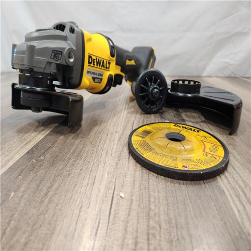 AS-IS - DEWALT 60V MAX Cordless Brushless 4.5 in. to 6 in. Small Angle Grinder with Kickback Brake