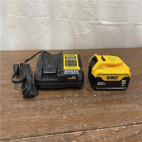 AS-IS DEWALT 20-Volt Maximum XR 5.0 Ah Battery Pack and Charger