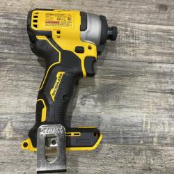 AS-IS DEWALT Atomic 20V Max Lithium-Ion Brushless Cordless Compact 1/4 in. Impact Driver Kit