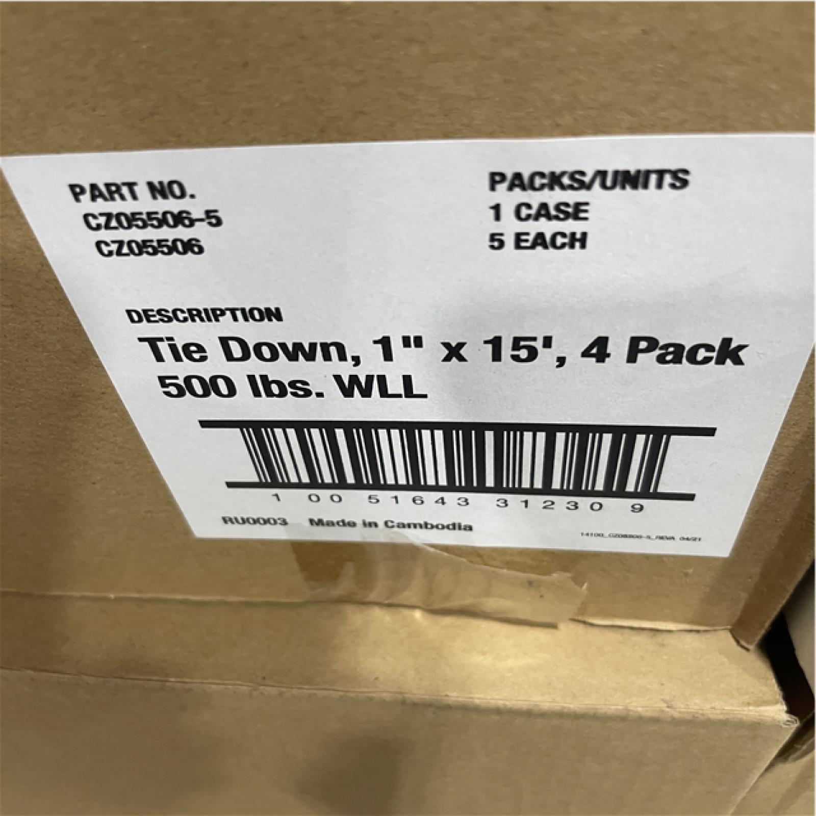 Atlanta Location New  Rachet Tie-Down 180 Units (ONe Pallet)  BL1051-9