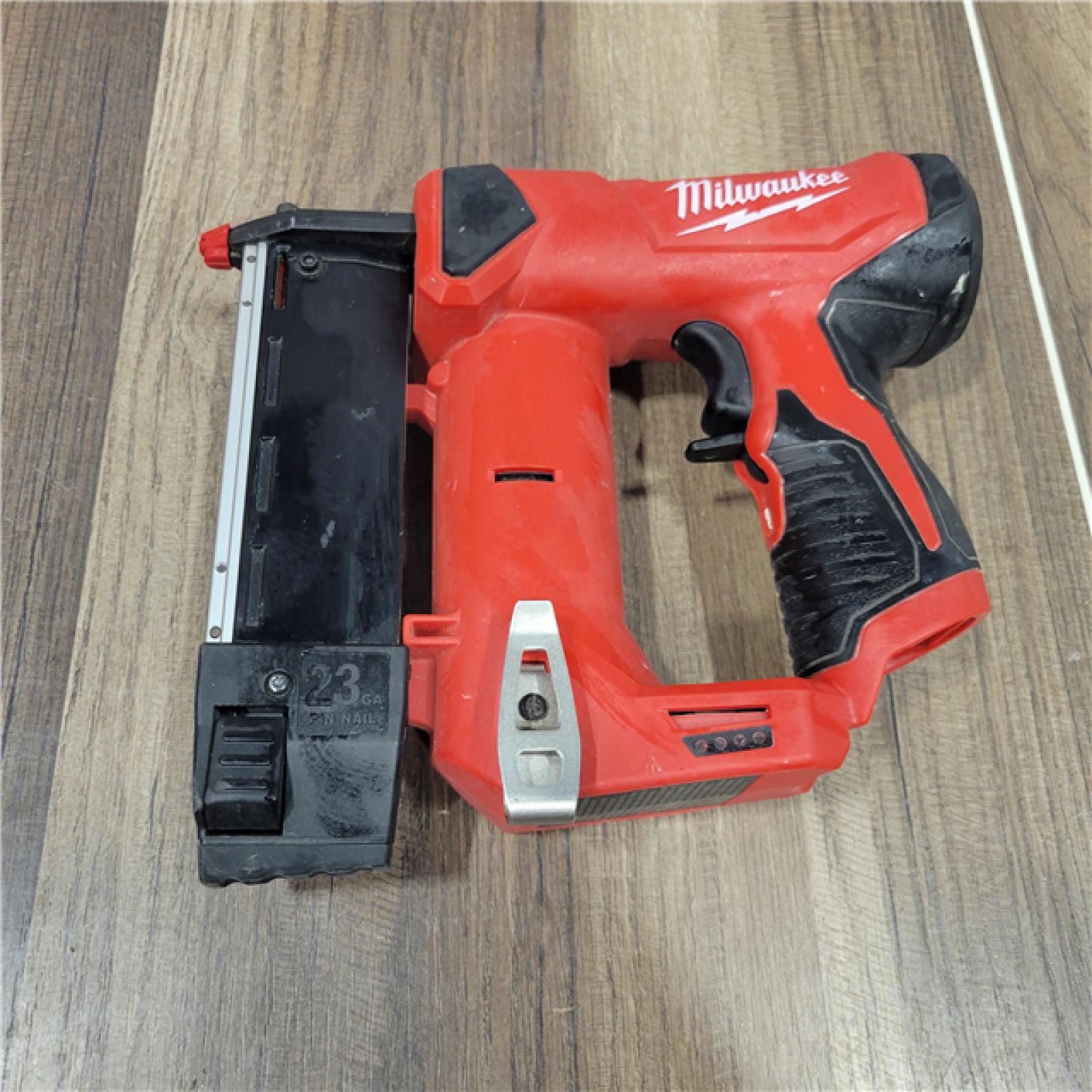 AS-IS  Milwaukee 2540-20 12V 23 Gauge Cordless Pin Nailer (Tool Only)