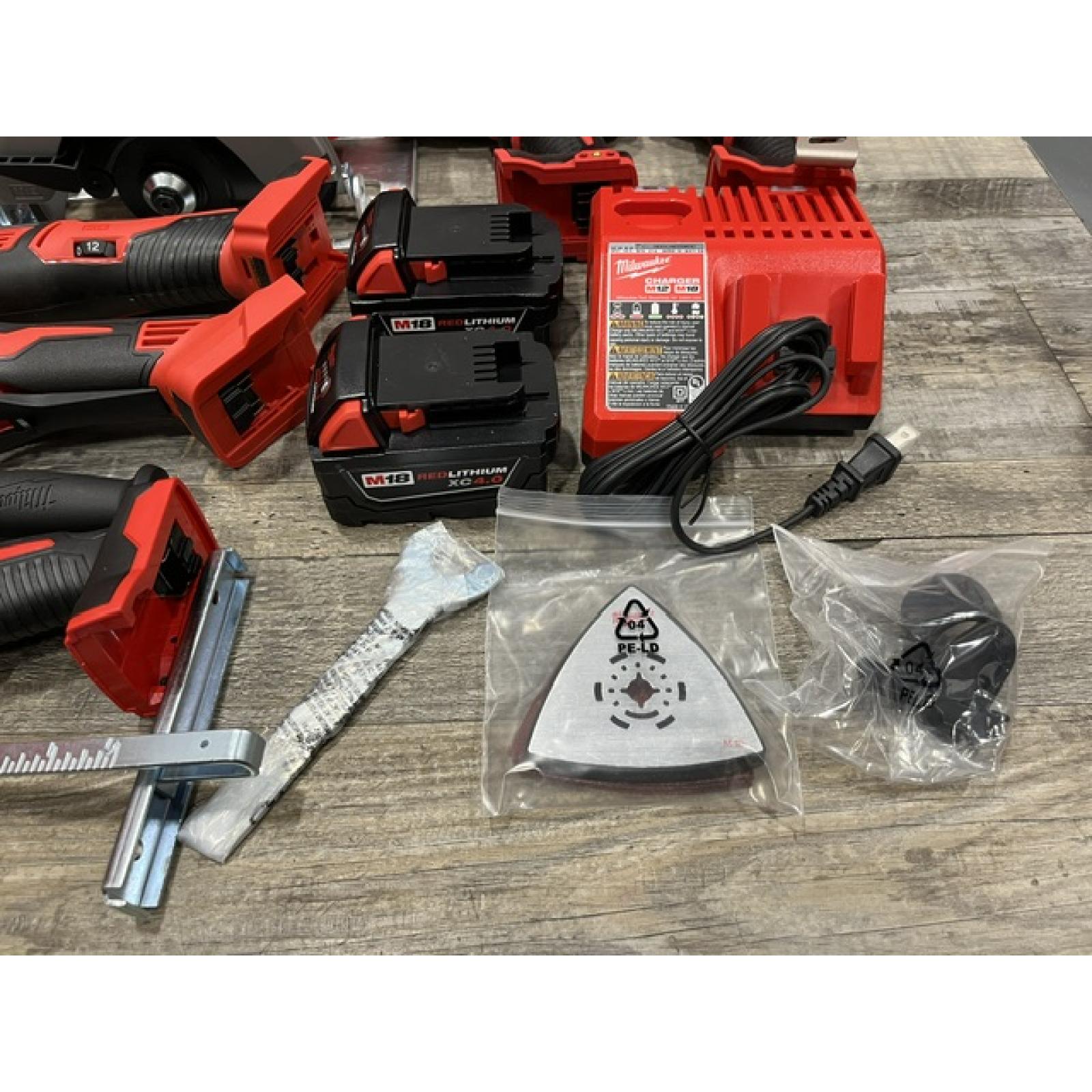 AS-IS Milwaukee 18-Volt Lithium-Ion Cordless (6-Tool) Combo Kit