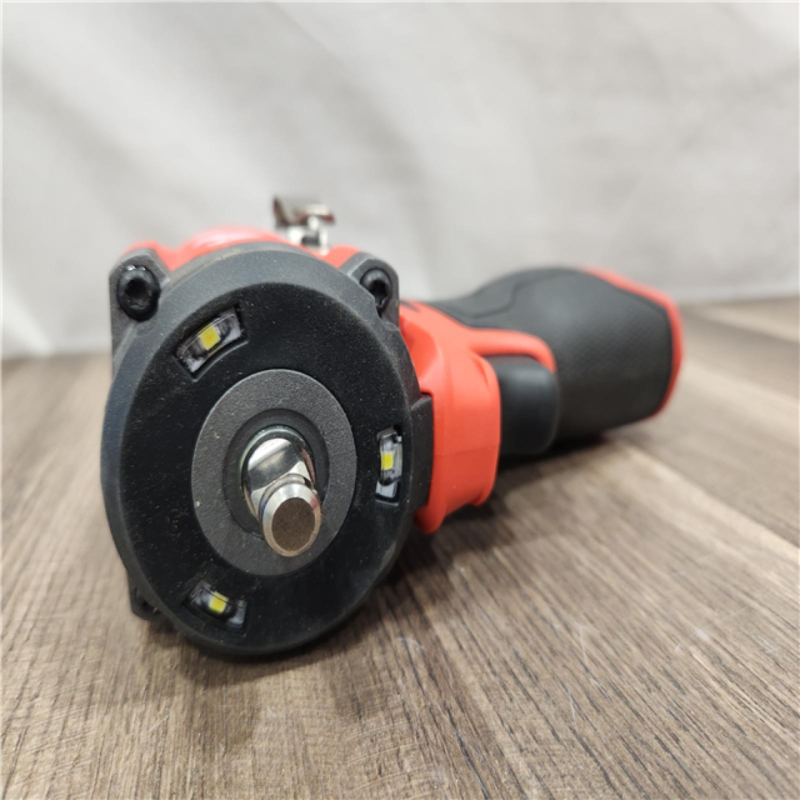 AS-IS- Milwaukee M12 FUEL M12 3/8 in. Cordless Brushless High Torque Impact Wrench (Tool-Only)