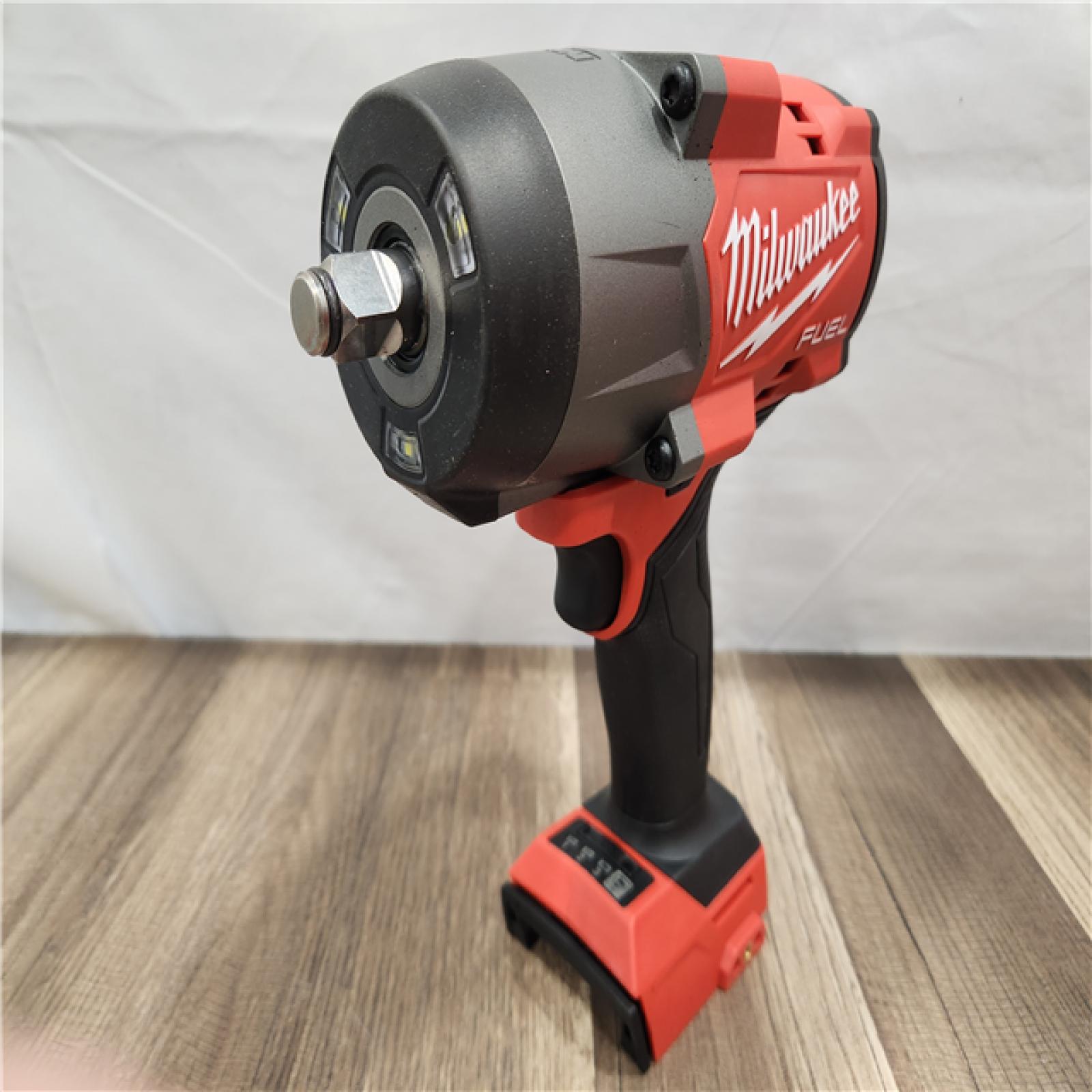 AS-IS- Milwaukee M18 FUEL 18V Lithium-Ion Brushless Cordless 1/2 in. Impact Wrench with Friction Ring (Tool-Only)