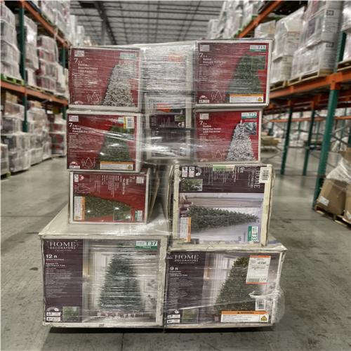 DALLAS LOCATION - AS-IS ASSORTED CHRISTMAS TRESS PALLET