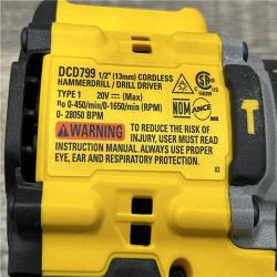 AS-IS DEWALT ATOMIC 20V Lithium-Ion Cordless 1/2 in. Hammer Drill Kit