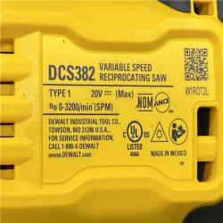 AS-IS DEWALT 20V MAX XR Cordless Brushless Reciprocating Saw (Tool Only)