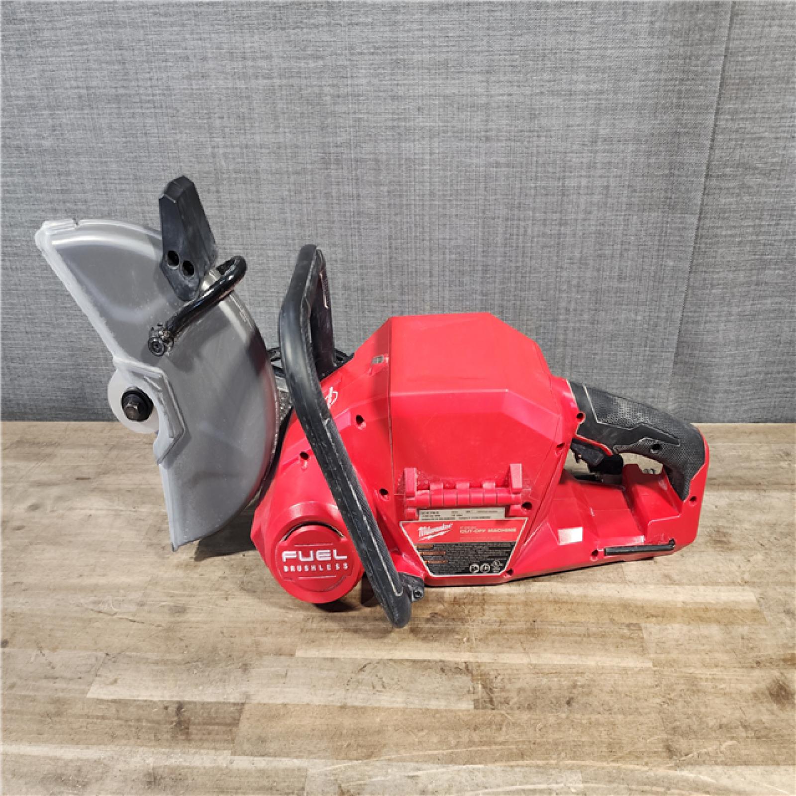 HOUSTON LOCATION - AS-IS Milwaukee M18 FUEL 9 Cut-Off Saw with ONE-KEY (TOOL ONLY)