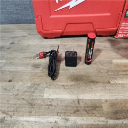 HOUSTON LOCATION - AS-IS MILWAUKEE 100 Ft. REDLITHIUM Lithium-Ion USB Green Rechargeable Cross Line Laser Level with Charger