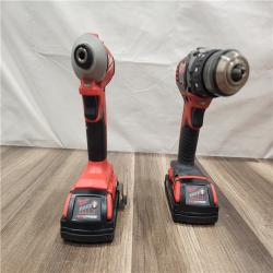 AS-IS- Milwaukee M18 Compact Brushless 2-Tool Combo Kit