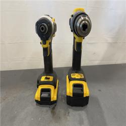 AS-IS - DEWALT ATOMIC 20-Volt Lithium-Ion Cordless 2-Tool Combo Kit