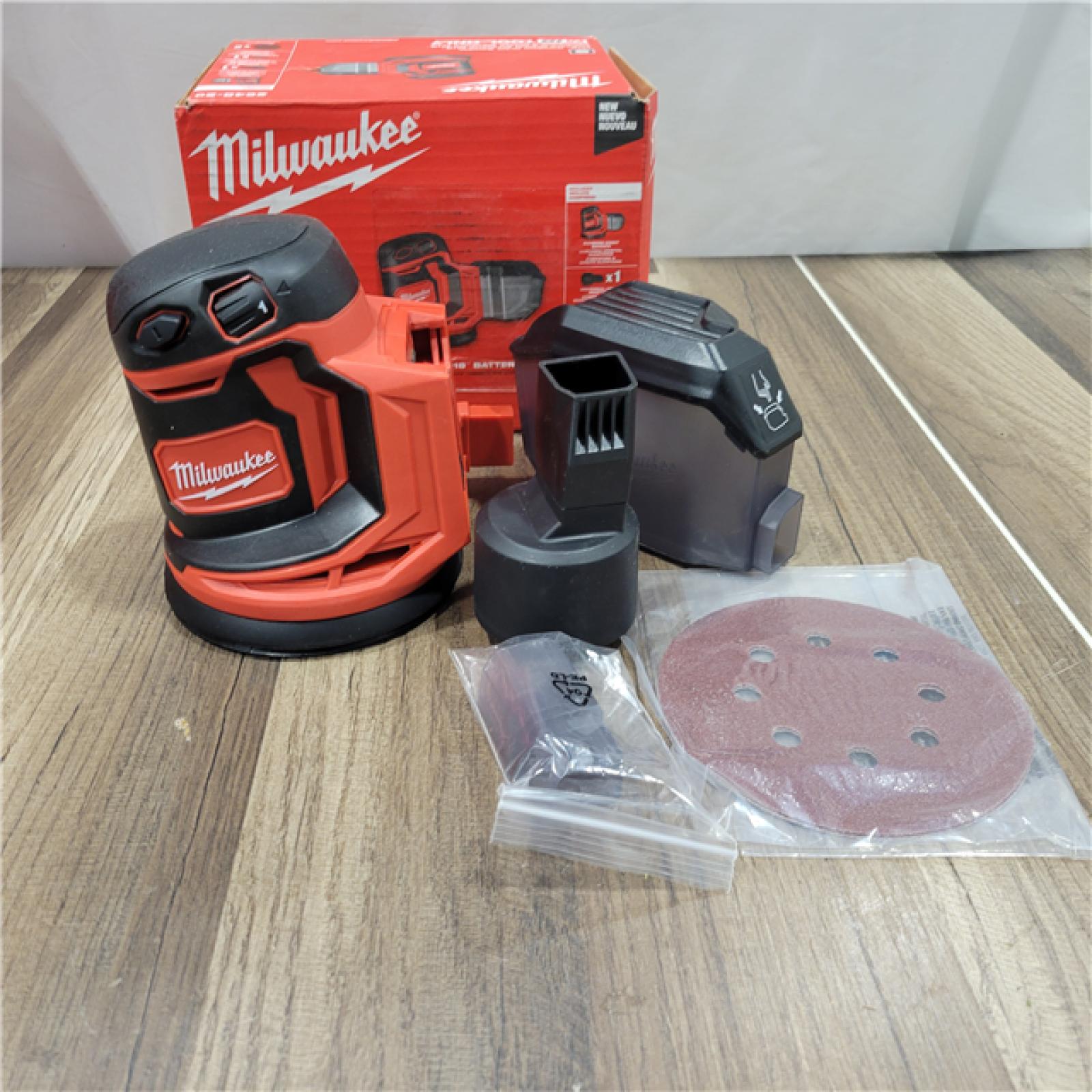 AS-IS Milwaukee 2648-20 - M18 5  7000-12000 Opm Cordless Variable Speed Random Orbital Sander