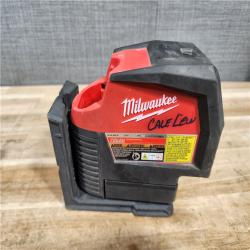 HOUSTON LOCATION - AS-IS Milwaukee Green 125 Ft. Cross Line and Plumb Points Laser Level Kit