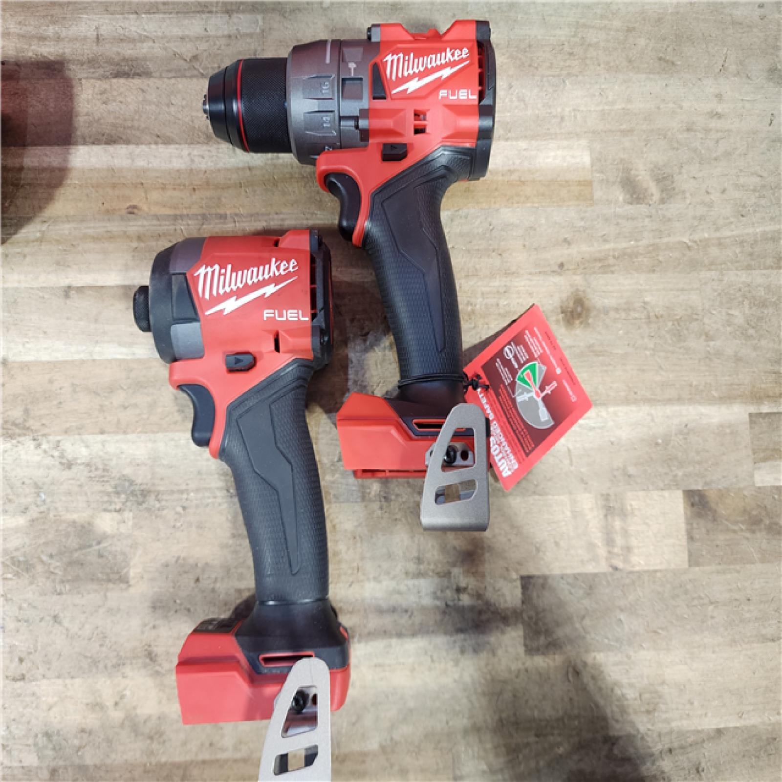 HOUSTON LOCATION - AS-IS Milwaukee  FUEL 18V Lithium-Ion Brushless Cordless Hammer Drill and Impact Driver Combo Kit