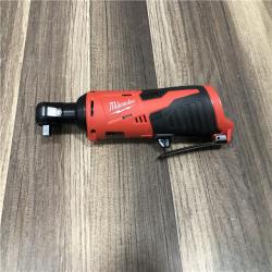 AS-IS Milwaukee M12 12V Lithium-Ion Cordless 3/8 in. Ratchet (Tool-Only)