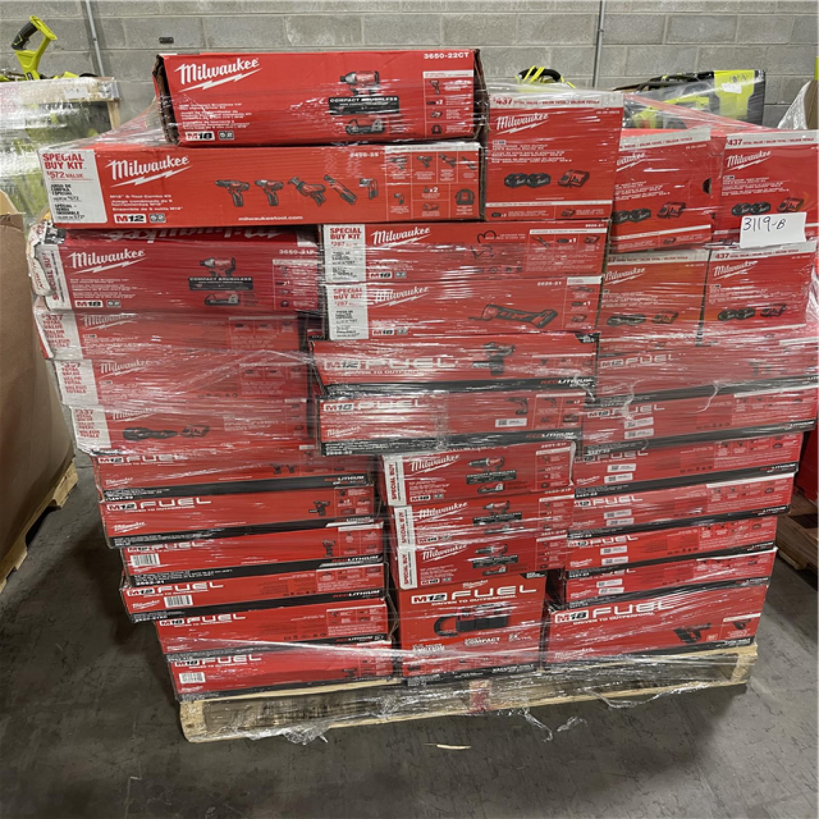 Pittston Location As-Is Power Tools Partial Truckload (10 pallets) 3119-B