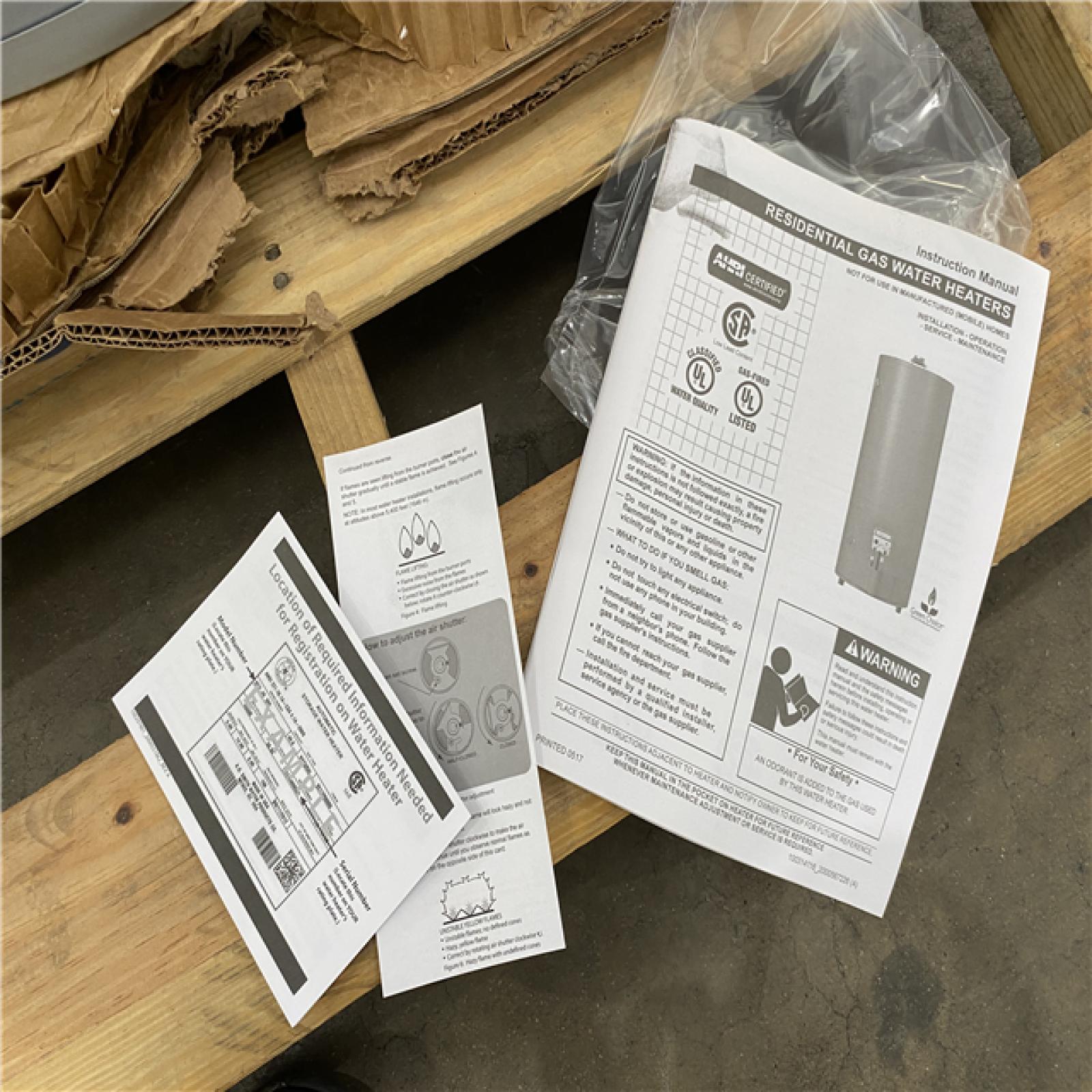 Houston Location AS IS - AO Smith Natural Gas Water Heater 74 Gallon