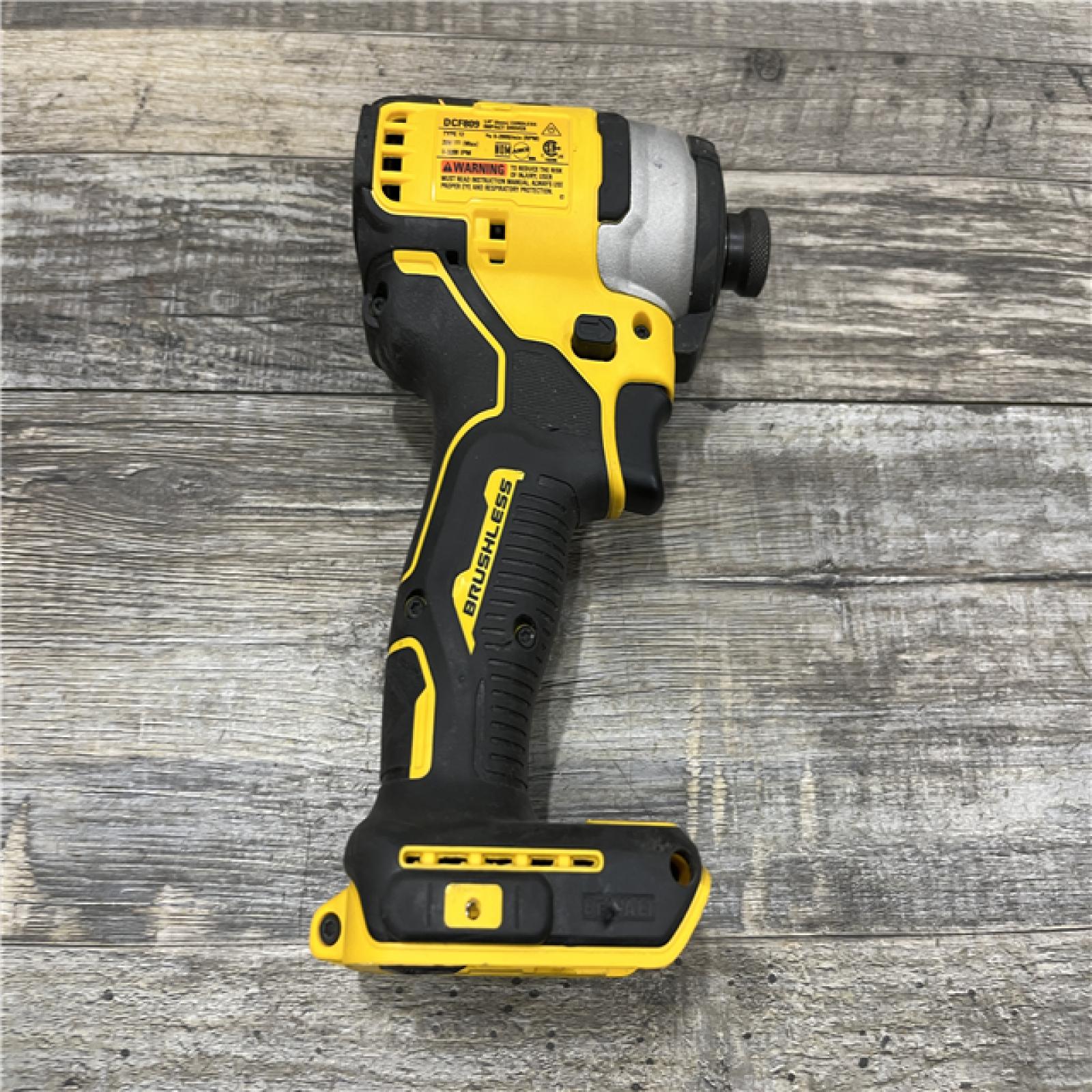 AS-IS DEWALT ATOMIC 20V MAX Cordless Brushless Compact 1/4 in. Impact Driver (Tool Only)