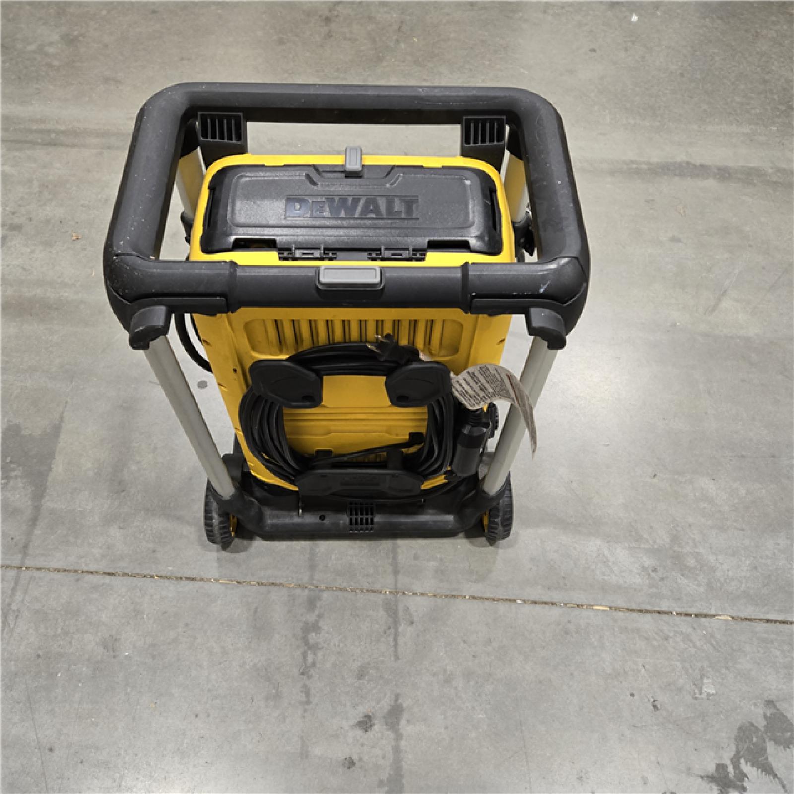 AS-IS DEWALT 3000 PSI 1.1 GPM 15 Amp Cold Water Electric Pressure Washer with Internal Equipment Storage