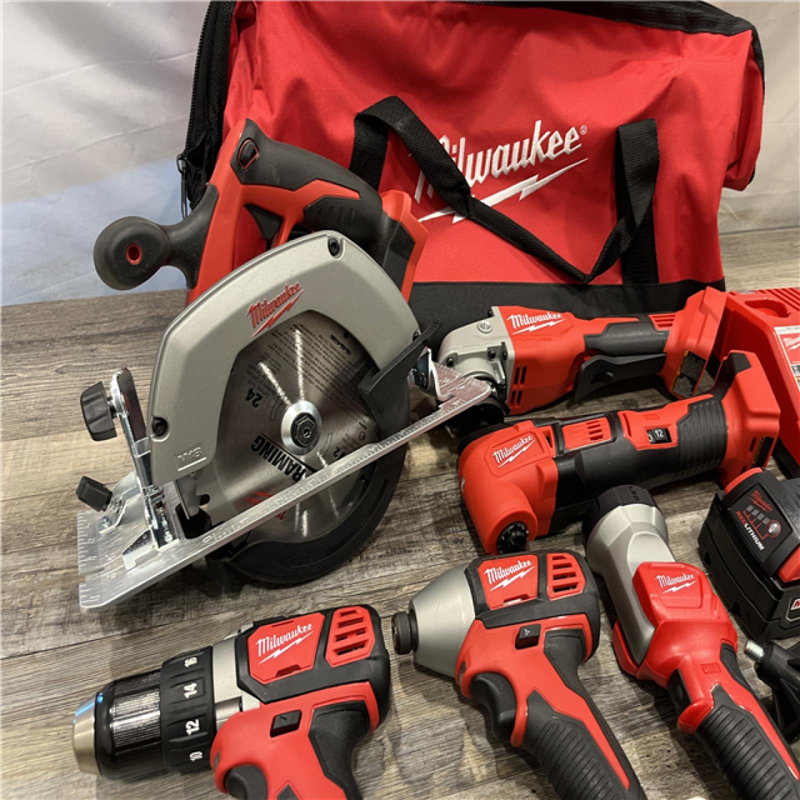 AS-IS Milwaukee 18-Volt Lithium-Ion Cordless (6-Tool) Combo Kit
