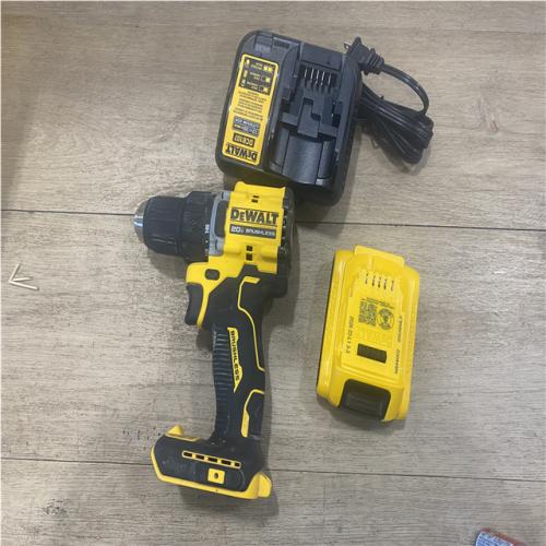 as-is DEWALT Atomic 20V Lithium-Ion Cordless Compact 1/2 in. Drill/Driver Kit