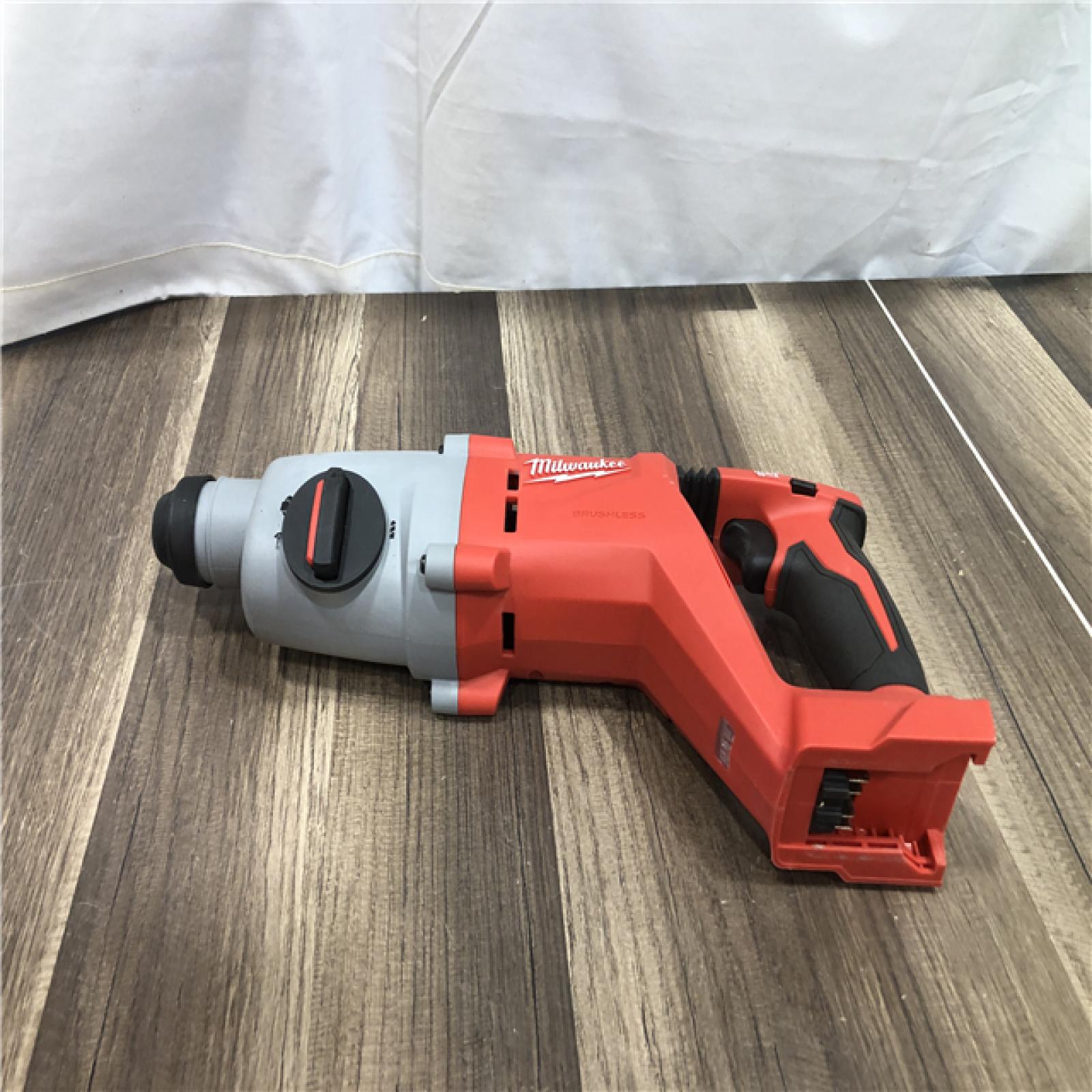 AS-IS Milwaukee 18V Lithium-Ion Brushless Cordless 1 in. SDS-Plus D-Handle Rotary Hammer (Tool-Only)
