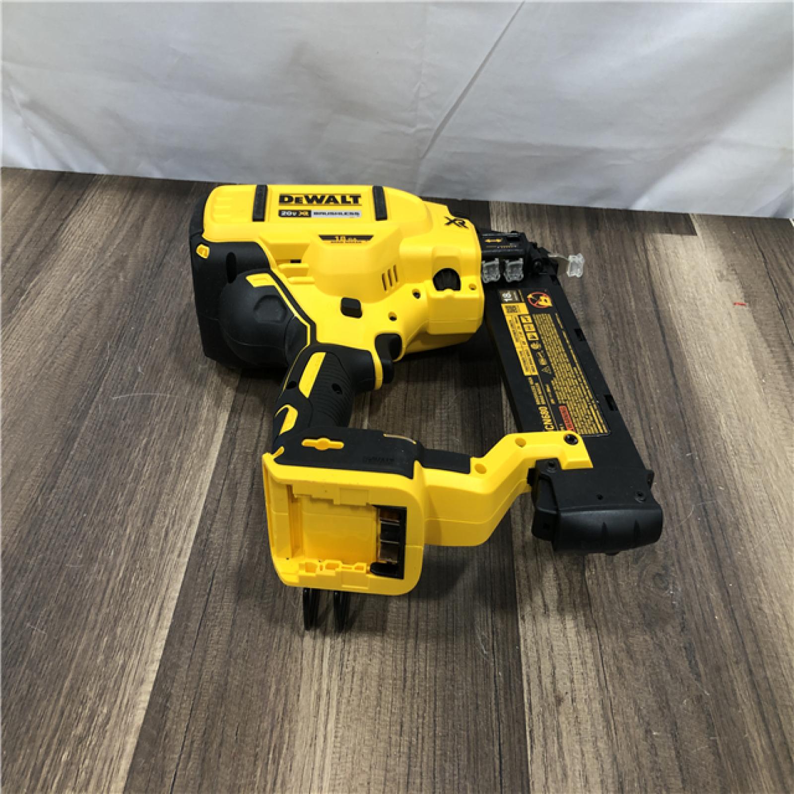AS-IS DEWALT 20V MAX XR Lithium-Ion Electric Cordless 18-Gauge Brad Nailer (Tool Only)