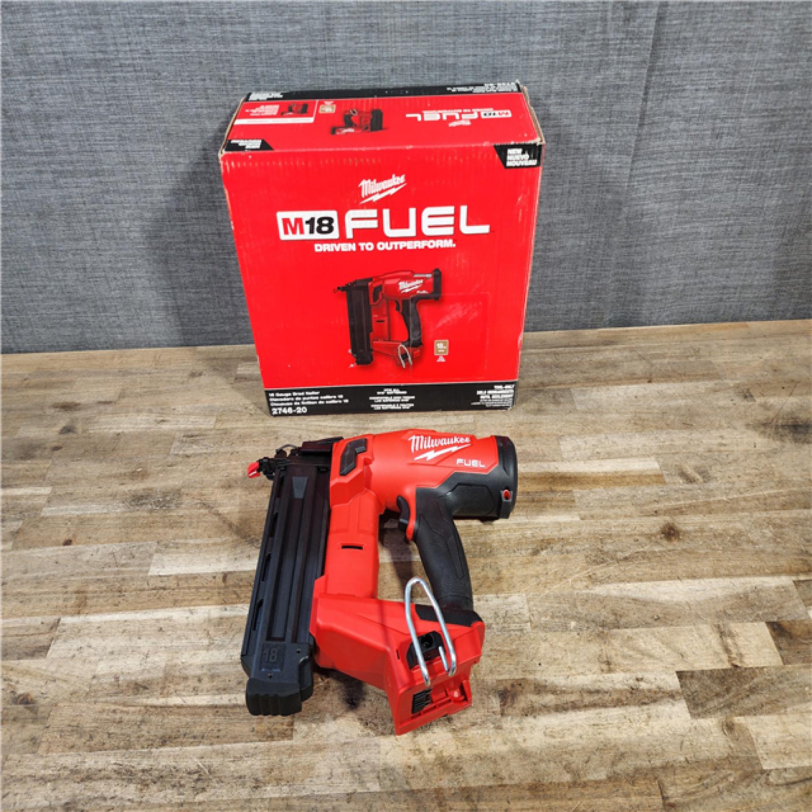 HOUSTON LOCATION - AS-IS Milwaukee FUEL 18-Volt Lithium-Ion Brushless Cordless Gen II 18-Gauge Brad Nailer (Tool-Only)