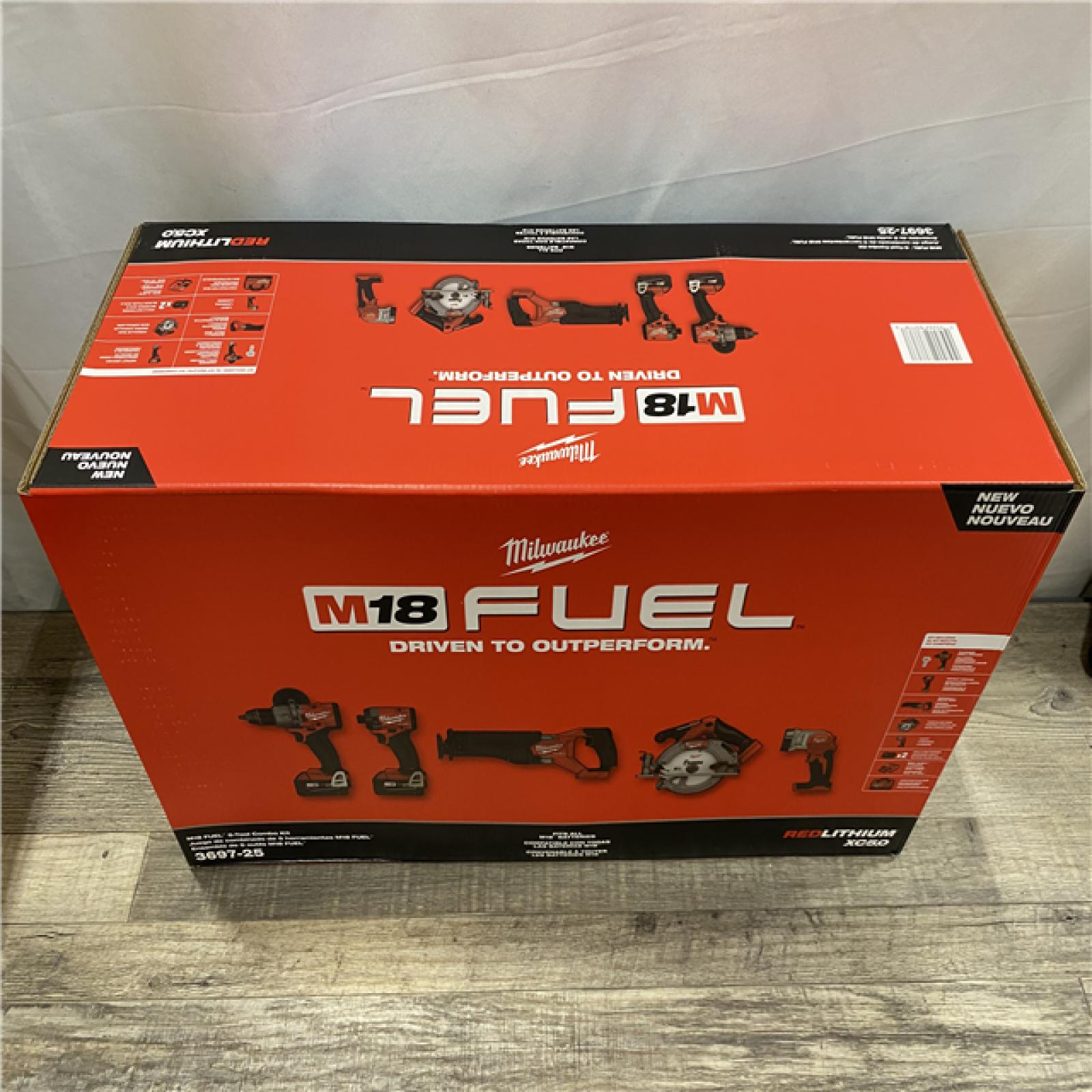 NEW - Milwaukee FUEL 18V Lithium-Ion Brushless Cordless (5-Tool) Combo Kit